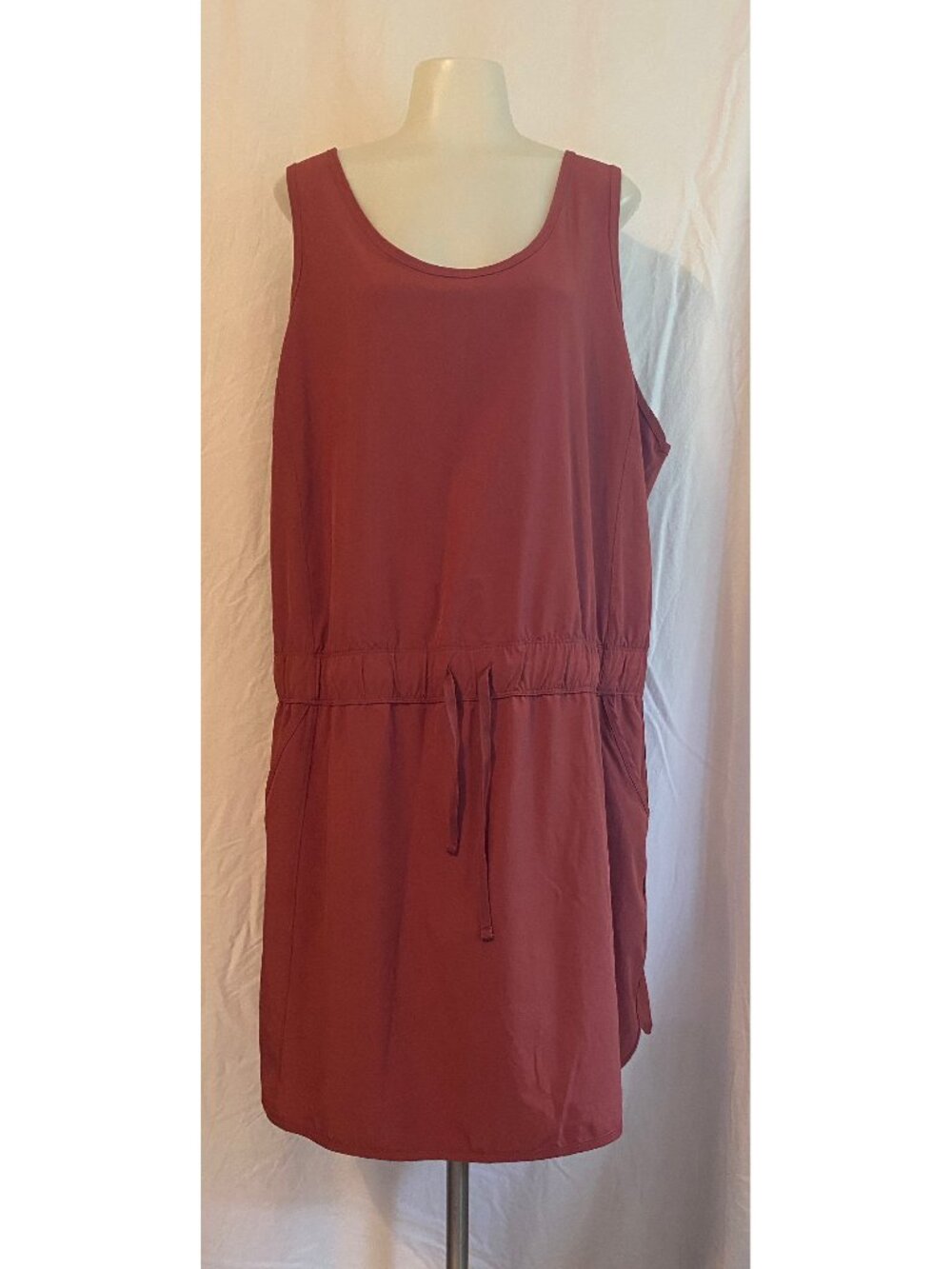 RBX Live Life Active Rust Sleeveless Athletic Dress